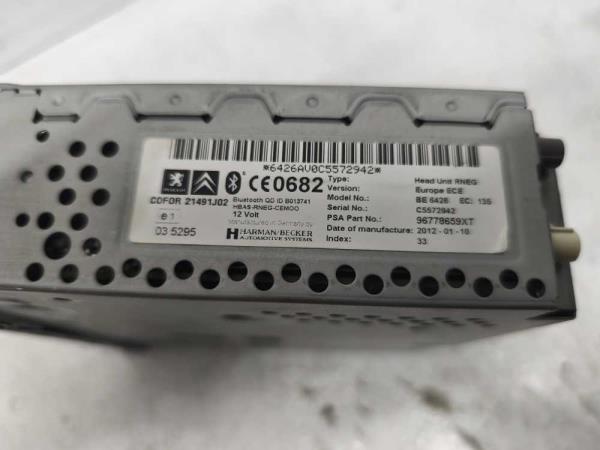 RADIO CITROEN BERLINGO/ PEUGEOT PARTNER 2012-2018 - Vue 4